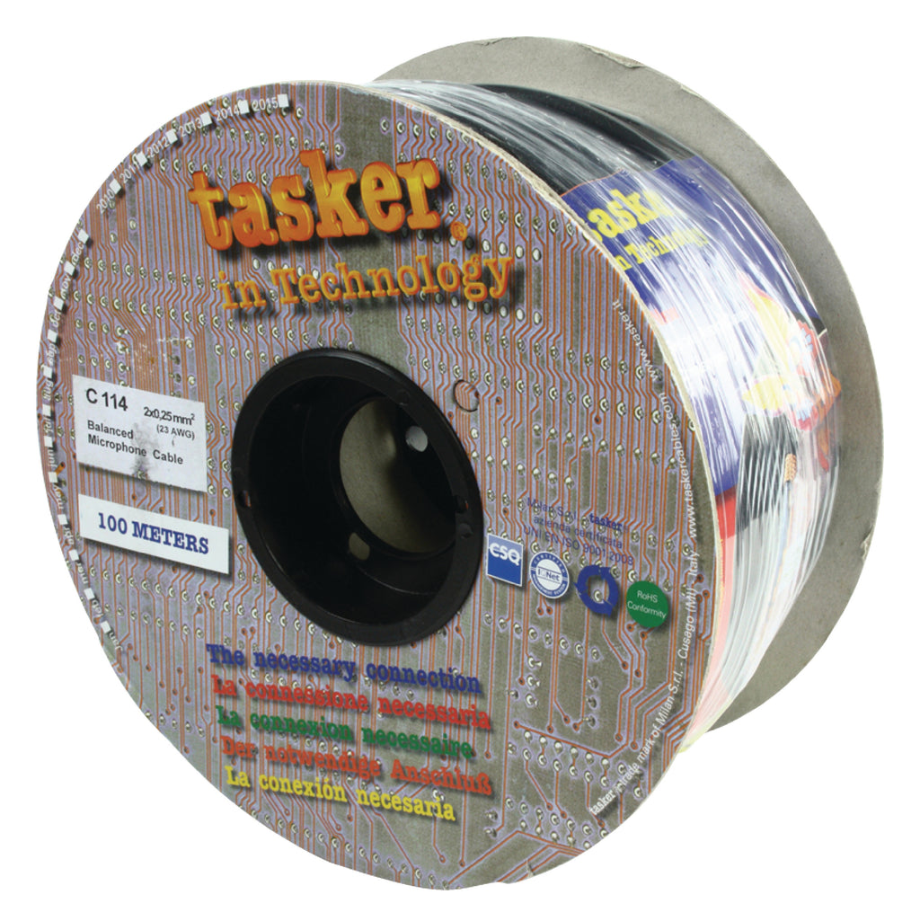 Cabo de microfone flexível 2 x 0,25 mm² Áudio