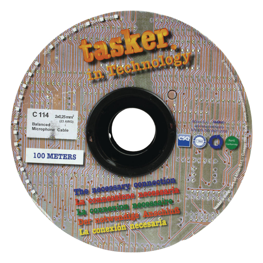 Cabo de microfone flexível 2 x 0,25 mm² Áudio