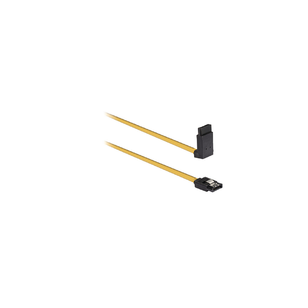 Cabo de dados SATA 6 Gb/s com conector fêmea de 7 pinos e ângulo de 270° (1,00 m)