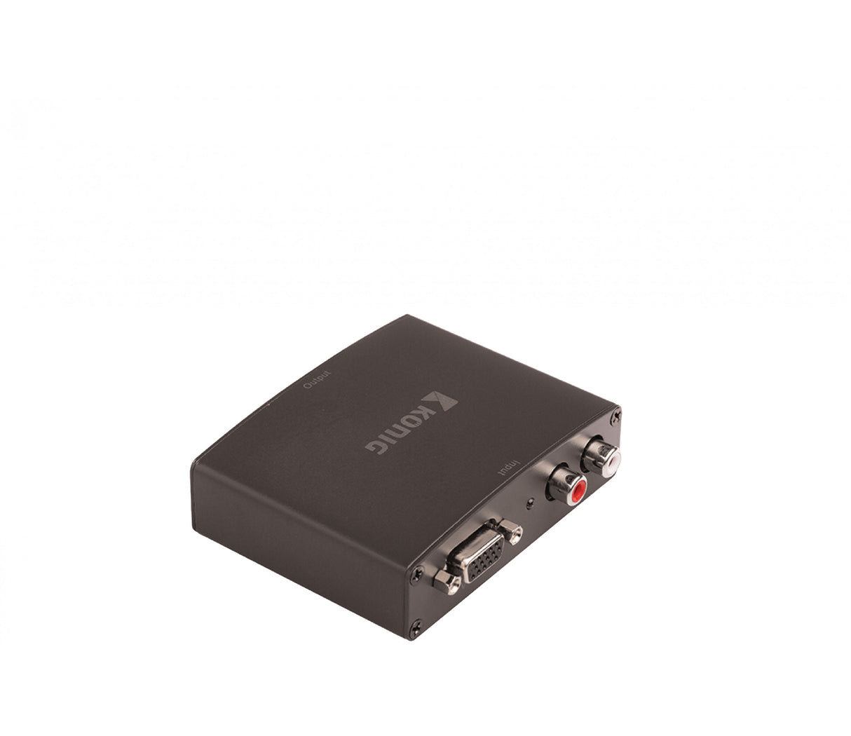 Convertidor Hdmi, VGA Hembra + Audio RL a Salida Gris Oscuro
