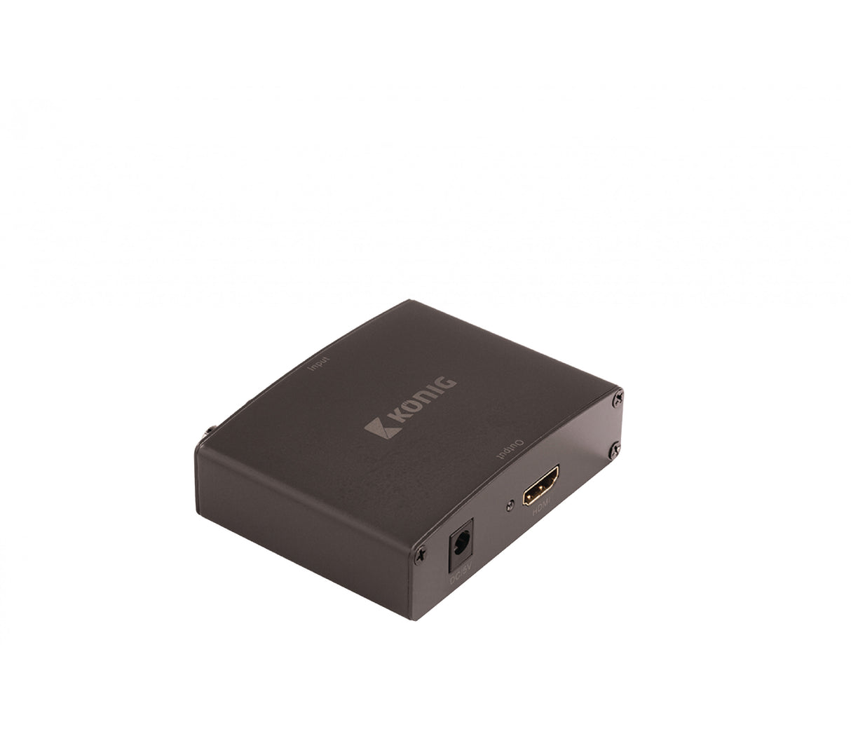 Convertidor Hdmi, VGA Hembra + Audio RL a Salida Gris Oscuro