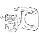 Sealing Flap IP 42 Negro