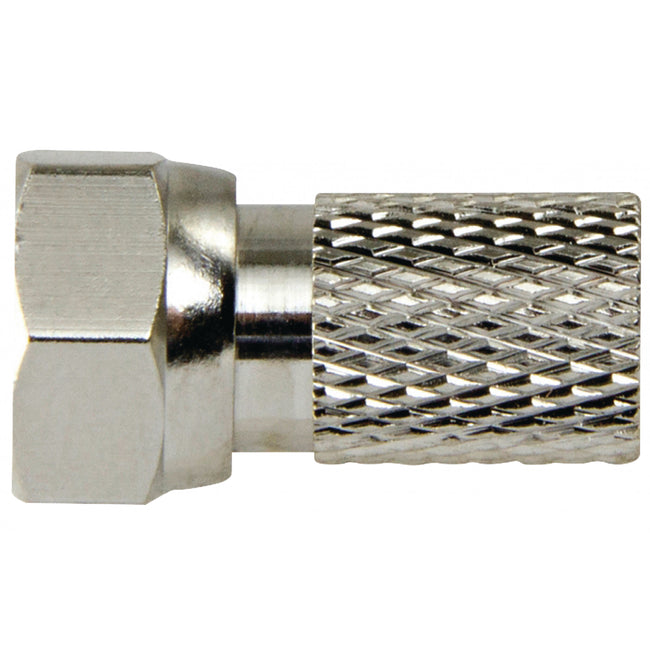 Conector F 2.5 mm Macho Metal Plata/plata Antena