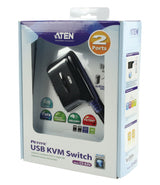 Switch KVM Aten VGA/USB de 2 puertos