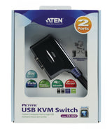 Switch KVM Aten VGA/USB de 2 puertos