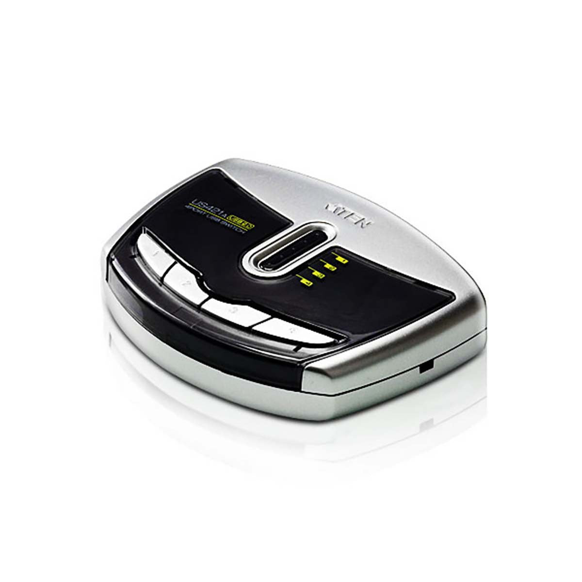 Conmutador USB 4-port Plata