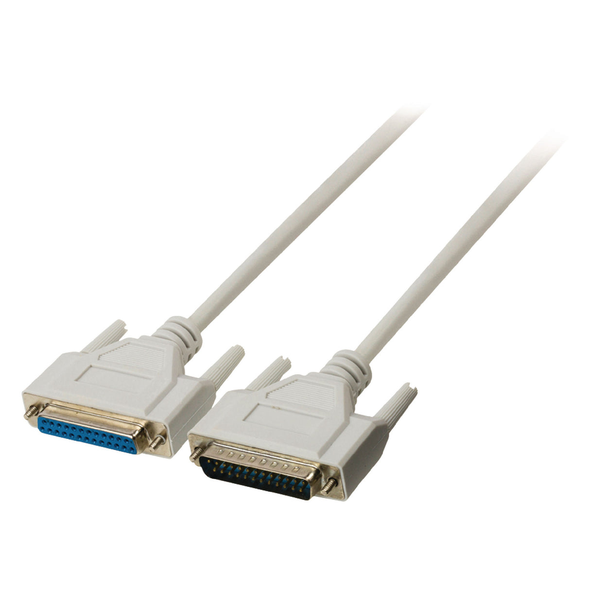 Cable Serie D-sub de 25 Pines Macho - Hembra 3,00 m Marfil Cables