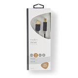 Cable USB 2.0 | A Macho - B 2,0 m Antracita