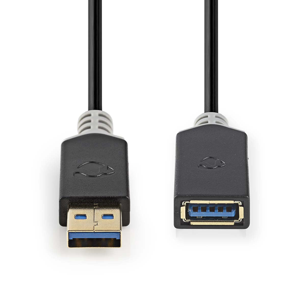 Cable USB 3.0 | A Macho - Hembra 2,0 m Antracita