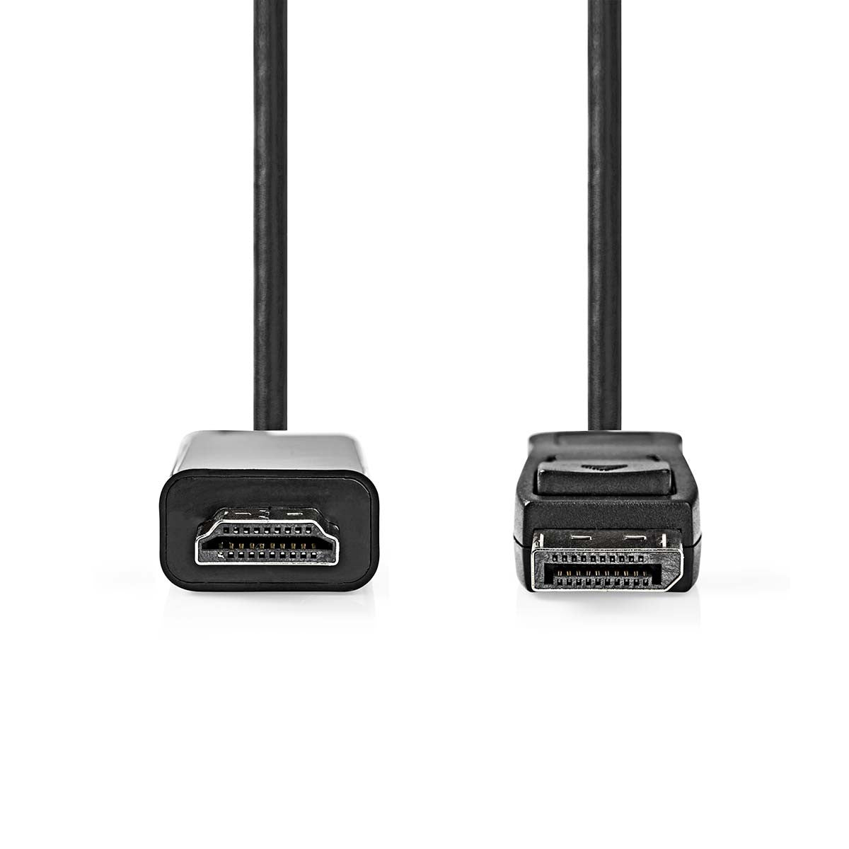 Cable Displayport DisplayPort macho | Conector HDMI™ | 1080p | Niquelado | 2.00 m | Redondo | PVC | Negro