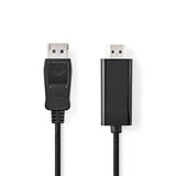 Cable Displayport - HDMI | Macho Conector 3,0 m Negro