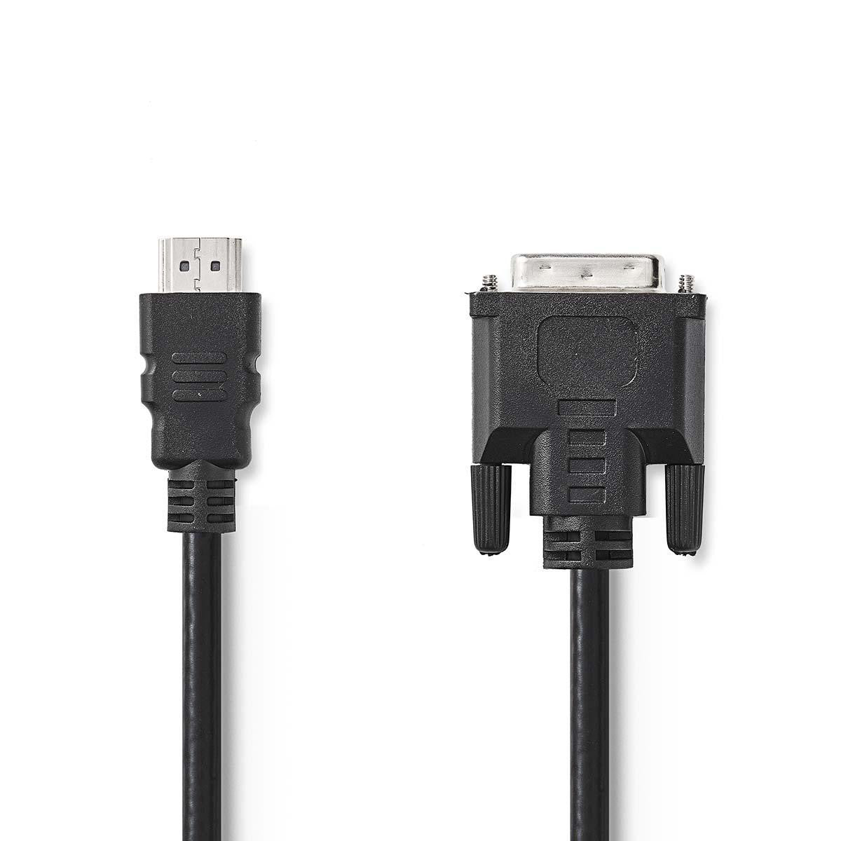Cable Hdmi-DVI | Conector Hdmi - Dvi-d Macho de 24+1 Pines 5,0 m Negro DVI