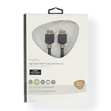 Cable Hdmi de Alta Velocidad con Ethernet | Conector - 5,0 m Antracita