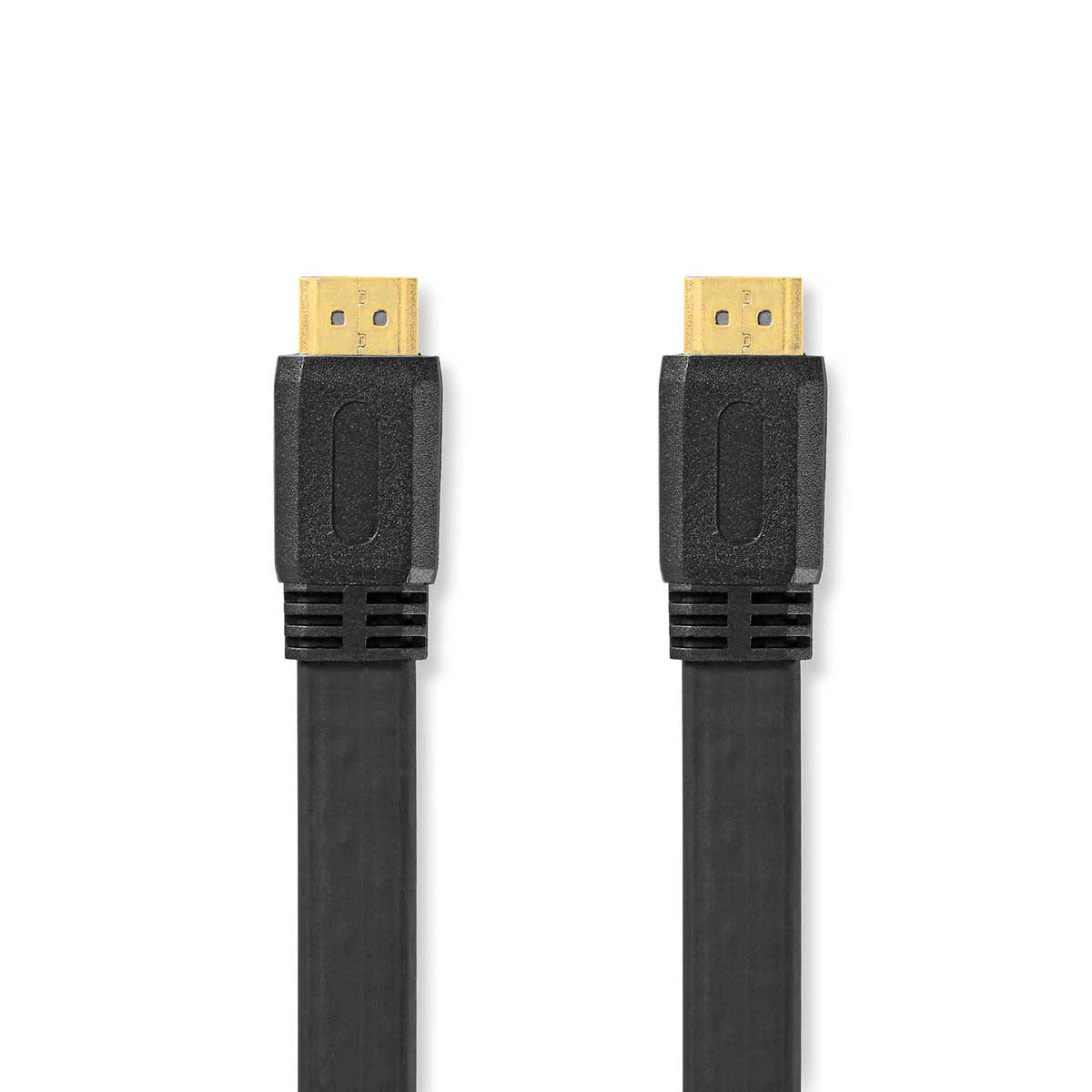 Cable Plano Hdmi de Alta Velocidad con Ethernet | Conector - 1,5 m Negro