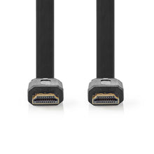 High-Speed ​​HDMI Flat Cable with Ethernet | Connector - 3.0 m Black