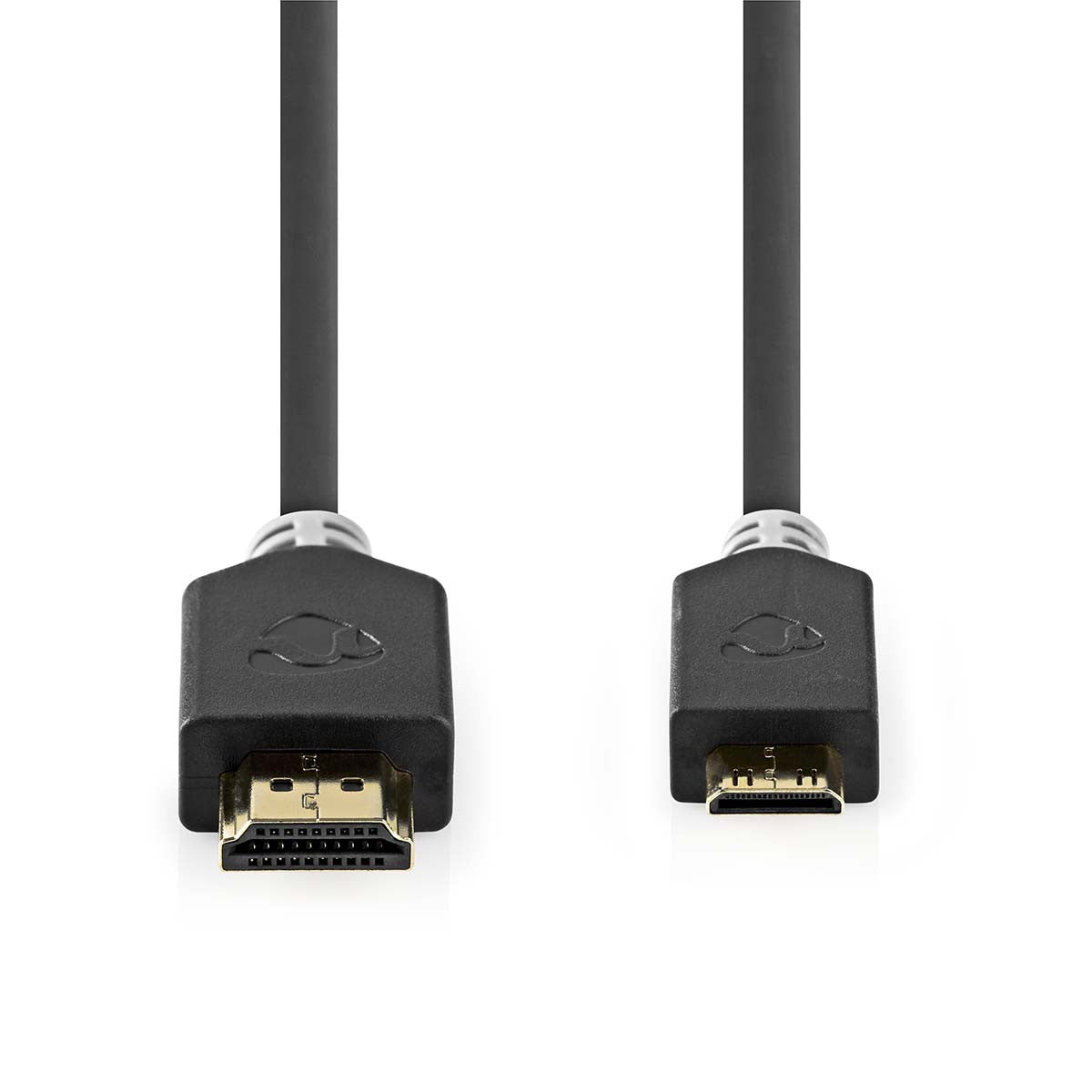 Cable Hdmi de Alta Velocidad con Ethernet | Conector - Miniconector 2,0 m Antracita