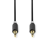 Cable de Audio Estéreo | Macho 3,5 mm - 1,0 m Antracita
