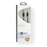 Cable de Audio Estéreo | Macho 3,5 mm - 1,0 m Antracita