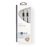 Cable de Audio Estéreo | Macho 3,5 mm - 10 m Antracita