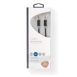 Cable de Audio Estéreo | Macho 3,5 mm - 2,0 m Antracita