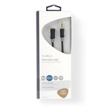 Cable de Audio Estéreo jack Macho 3,5 mm a Hembra 3,0 m color Antracita