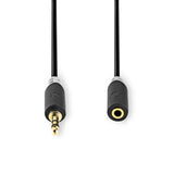 Cable de Audio Estéreo | Macho 3,5 mm - Hembra 5,0 m Antracita