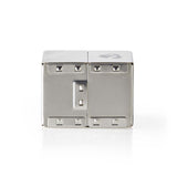 Adaptador de Red Cat6 | Rj45 (8p8c) Hembra - Hembra