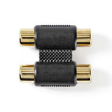 Adaptador de Audio Estéreo | 2x RCA Hembra - Hembra