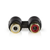 Adaptador de Audio Estéreo | 2x RCA Hembra - Hembra