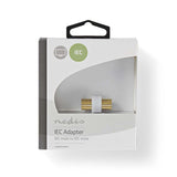 Adaptador Coaxial | IEC (Coaxial) Macho - Macho