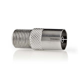 Adaptador de Satélite y Antena | F Hembra - IEC (Coaxial) tv