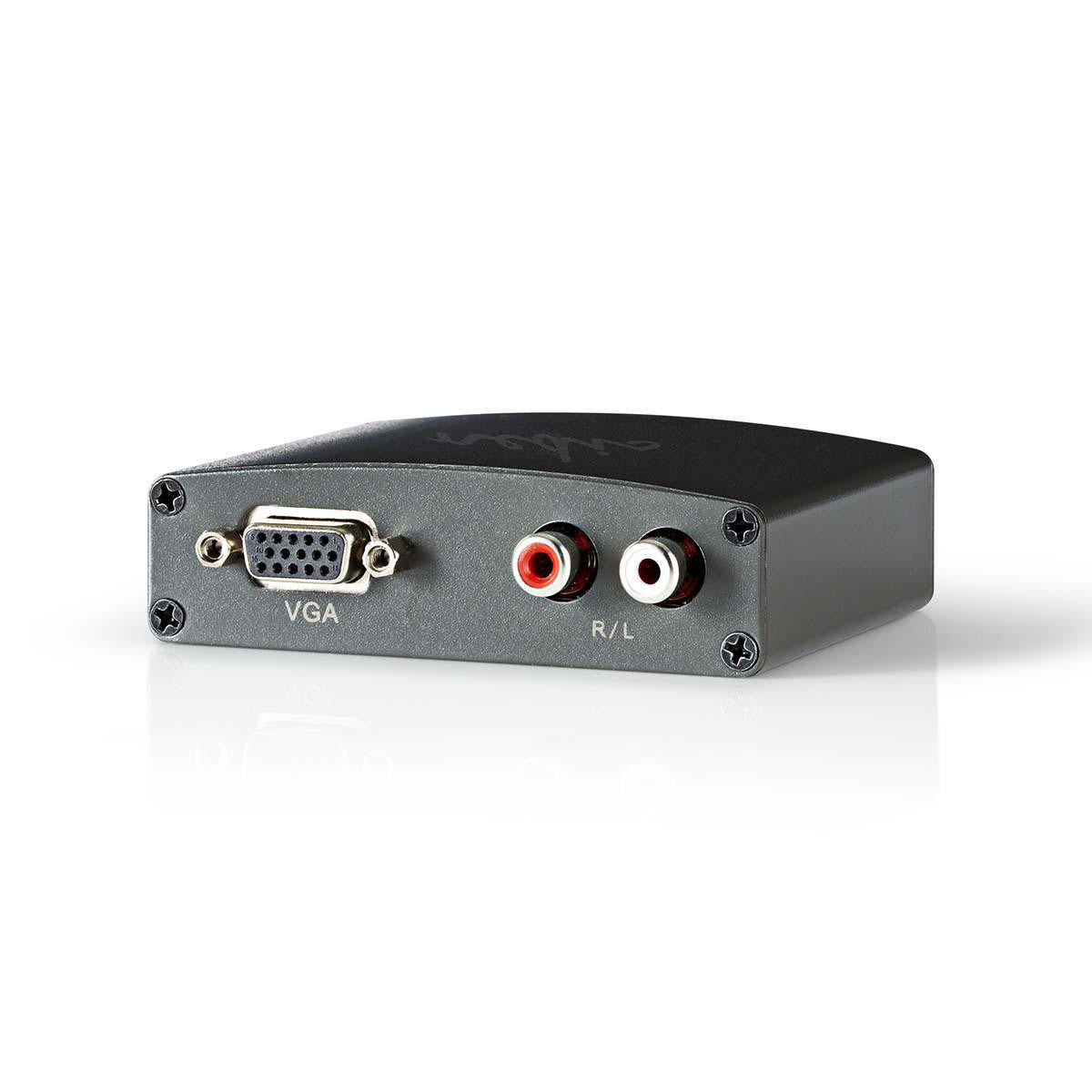 Convertidor Hdmi? a VGA | 1 Toma - Entrada + 2 Salidas RCA (I/D) Adaptador