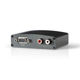 Convertidor Hdmi? a VGA | 1 Toma - Entrada + 2 Salidas RCA (I/D) Adaptador