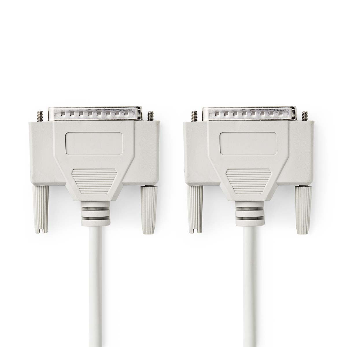 Cable Rs232 | D-sub de 25 Pines Macho - 2,0 m Color Marfil