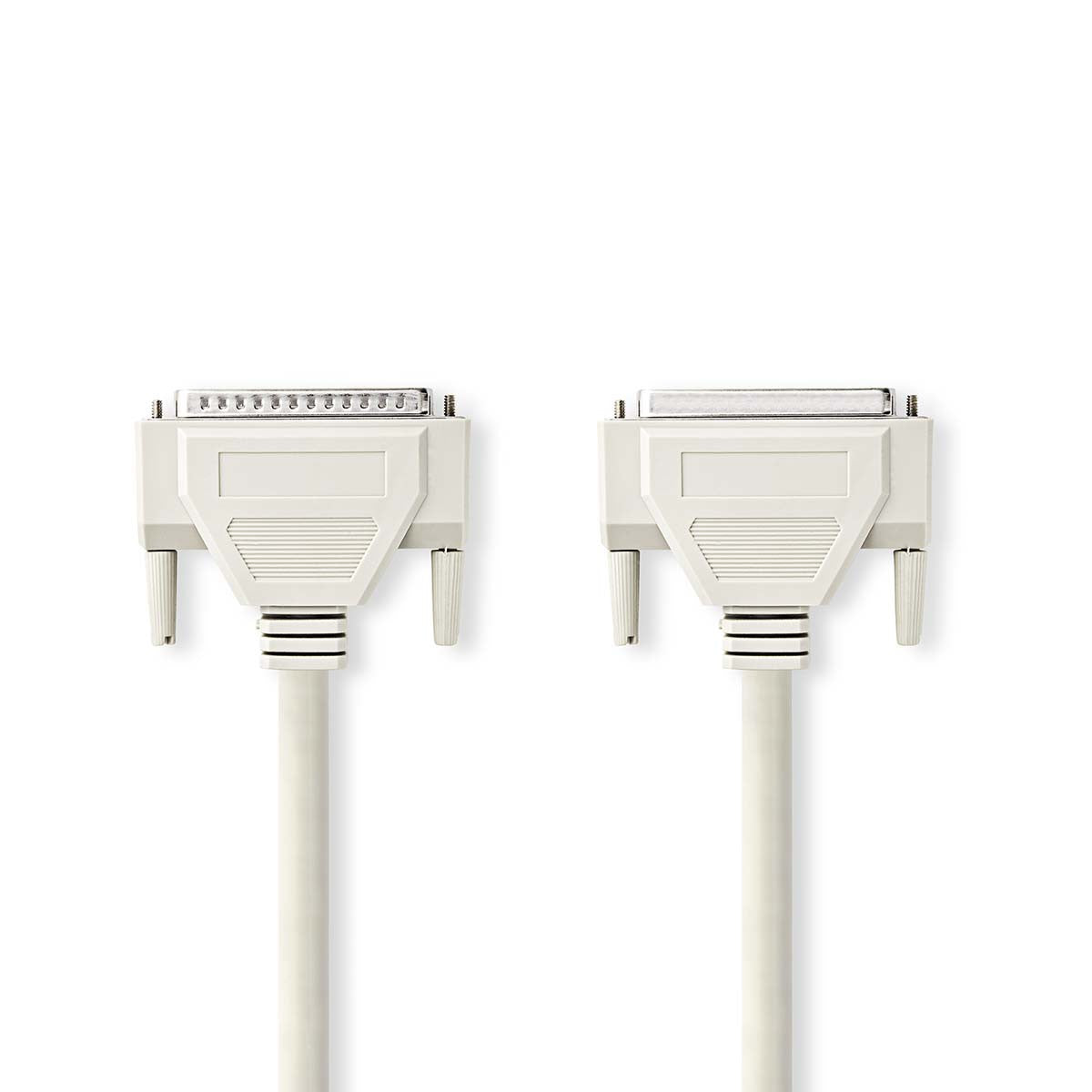 Cable Rs232 | D-sub de 25 Pines Macho - Hembra 2,0 m Color Marfil