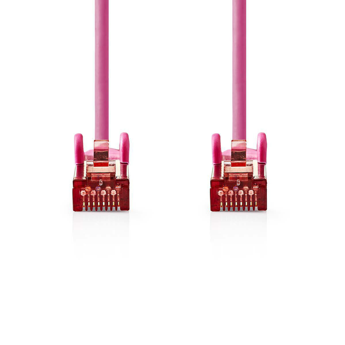 Cable de Red Cat6 S/ftp | Rj45 Macho - 15 m Rosa Cables