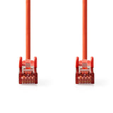 Cable de Red Cat6 S/ftp | Rj45 Macho - 3,0 m Rojo