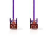 Cable de Red Cat6 S/ftp | Rj45 Macho - 3,0 m Violeta
