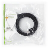 Cable de Red Cat6 Sf/utp | Rj45 Macho - 3,0 m Negro
