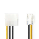 Cable de Alimentación Interno | Molex Macho - PCI Express 0,15 m