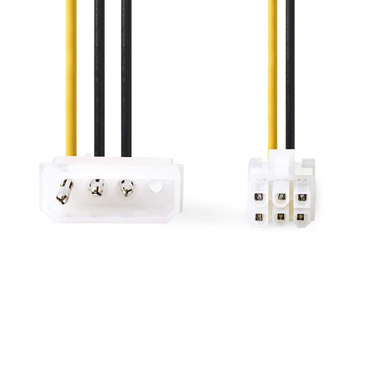 Cable de Alimentación Interno | Molex Macho - PCI Express 0,15 m