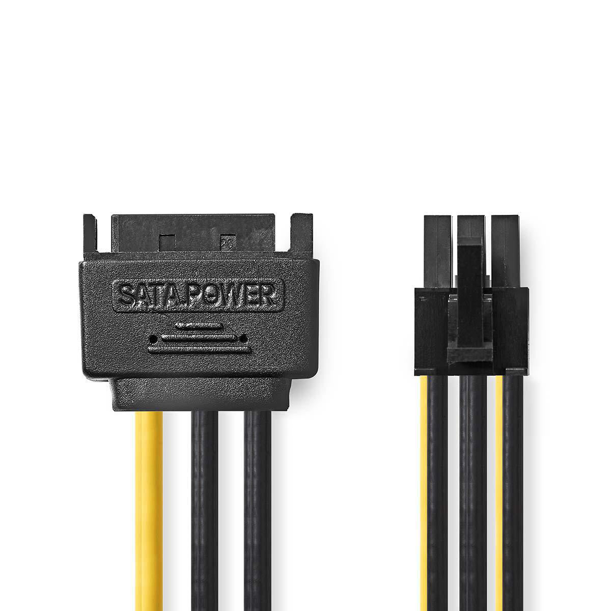 Cable de Alimentación Interno | Sata 15 Pines Macho - PCI Express Hembra 0,15 m Varios
