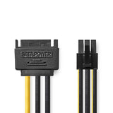 Cable de Alimentación Interno | Sata 15 Pines Macho - PCI Express Hembra 0,15 m Varios