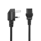 Cable de Alimentación | Conector Tipo G (Reino Unido) - Iec-320-c13 5,0 m Negro
