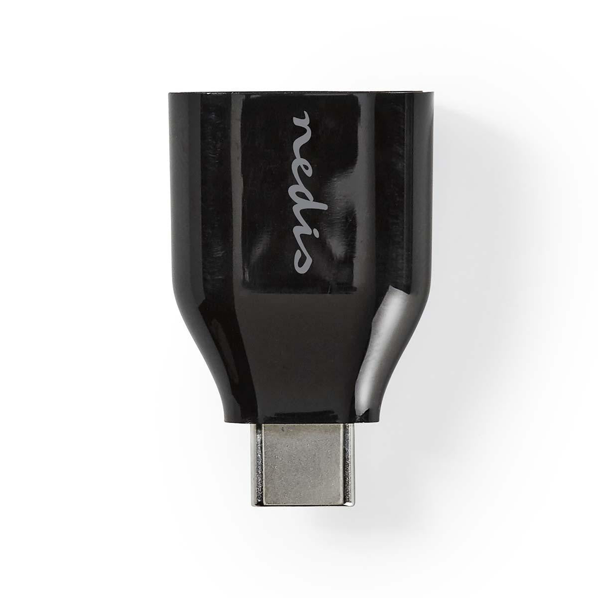 Adaptador USB-C 3.0 | Tipo C Macho - A Hembra Negro