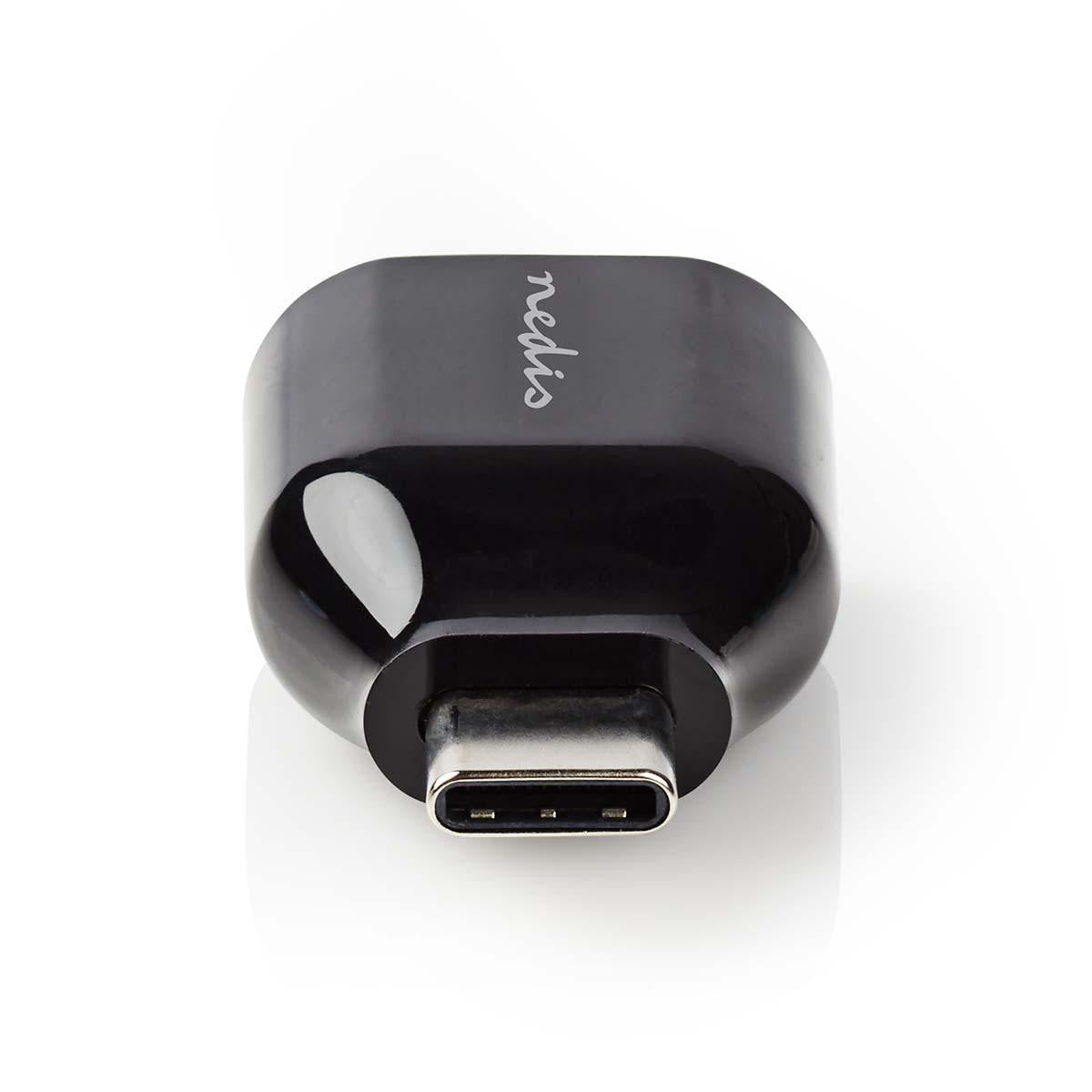 Adaptador USB-C 3.0 | Tipo C Macho - A Hembra Negro