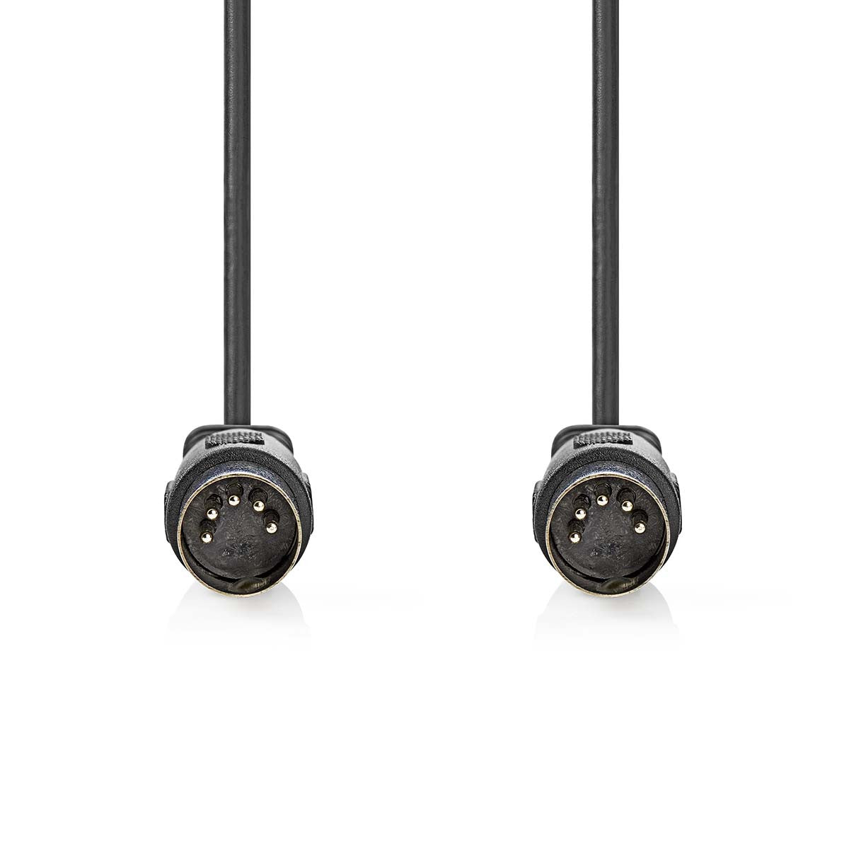 Cable de Audio DIN | 5 Pines Macho - 2,0 m Negro