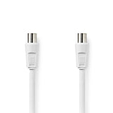 Cable Coaxial de 90 dB | IEC (Coaxial) Macho - 10 m Blanco