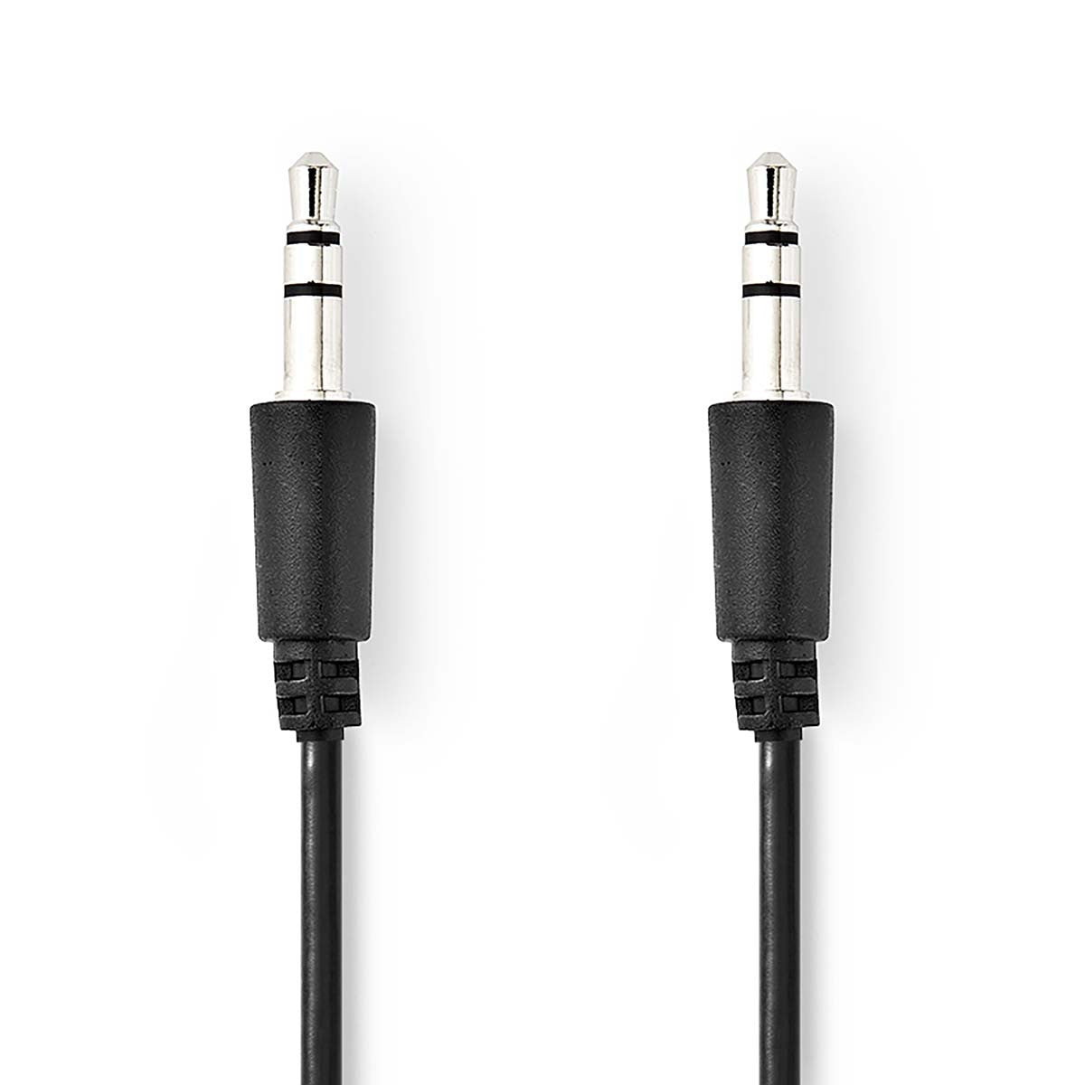 Cable de Audio Estéreo | Macho Fino 3,5 mm - 3,0 m Negro Cables