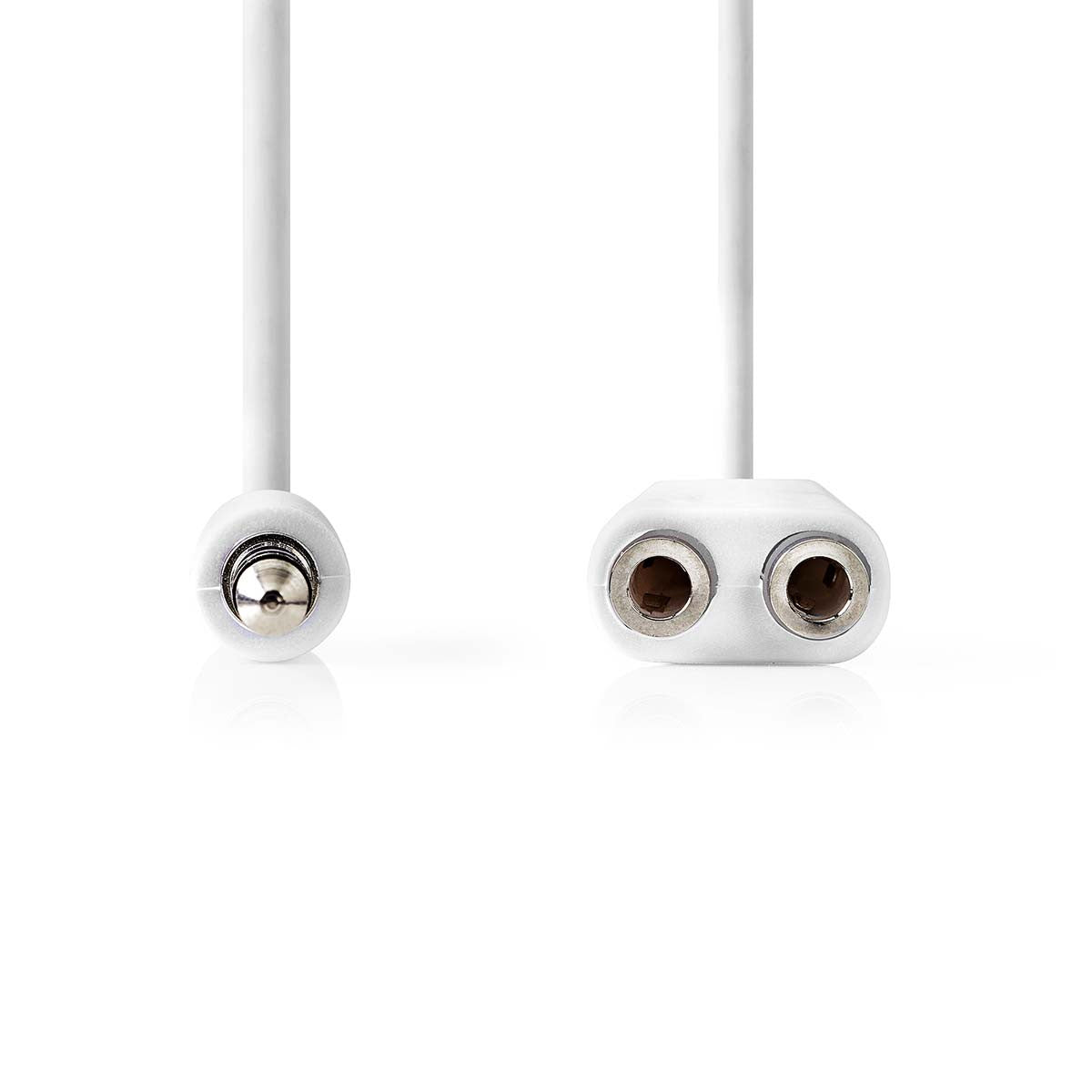 Cable de Audio Estéreo | Macho 3,5 mm - 2x 0,2 m Blanco